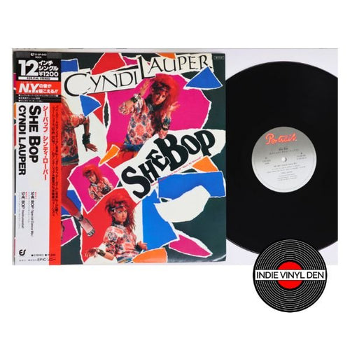 Cyndi Lauper She Bop (Special Dance Mix)(Instrumental) 12" - Japanese Vintage Vinyl - Indie Vinyl Den
