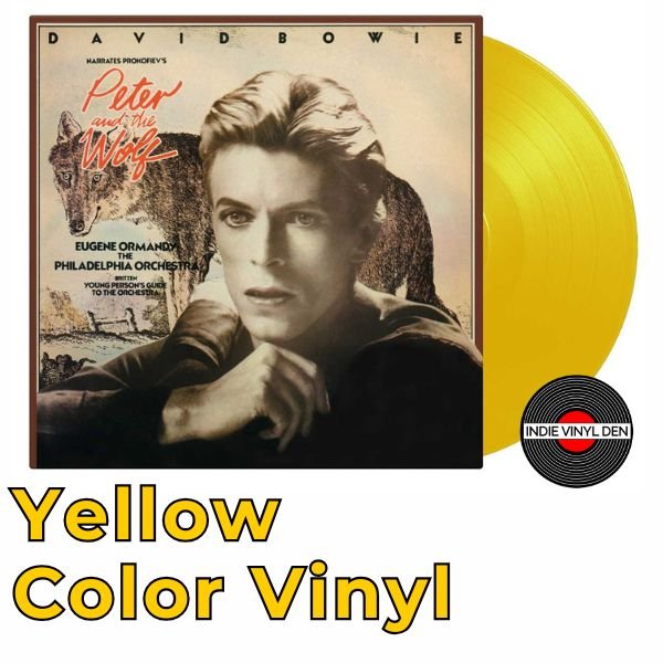 David Bowie - Prokofiev's Peter And The Wolf - Yellow Color Vinyl 180g Import