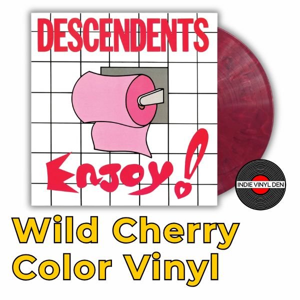 Descendents - Enjoy! - Wild Cherry Color Vinyl Record