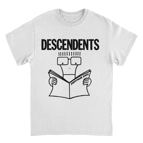 Descendents Everything Sucks 25 Front White T-Shirt - Indie Vinyl Den