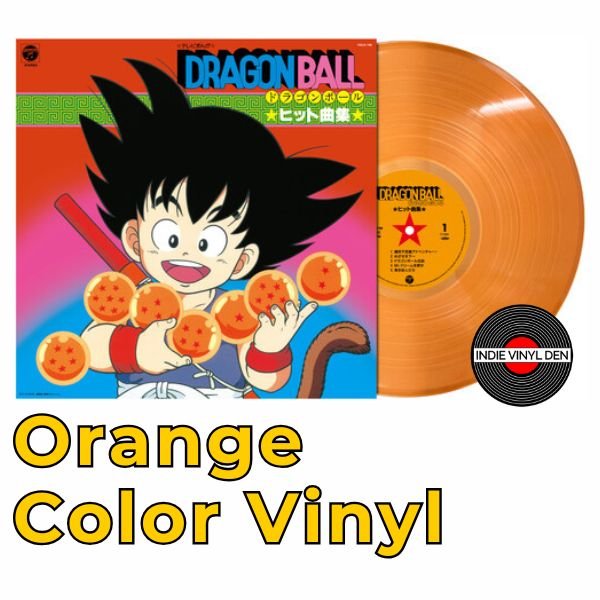 Dragon Ball: Hit Song Collection - Orange Color Vinyl Record *