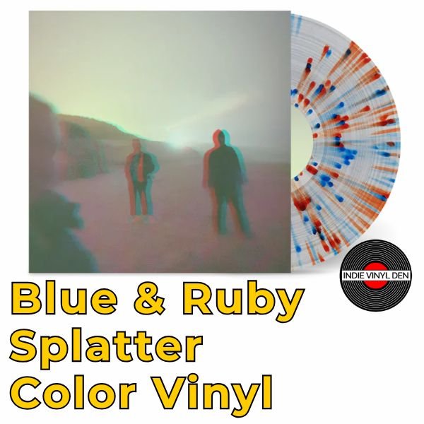Duster - Remote Echoes - Sea Blue & Ruby Splatter Color Vinyl