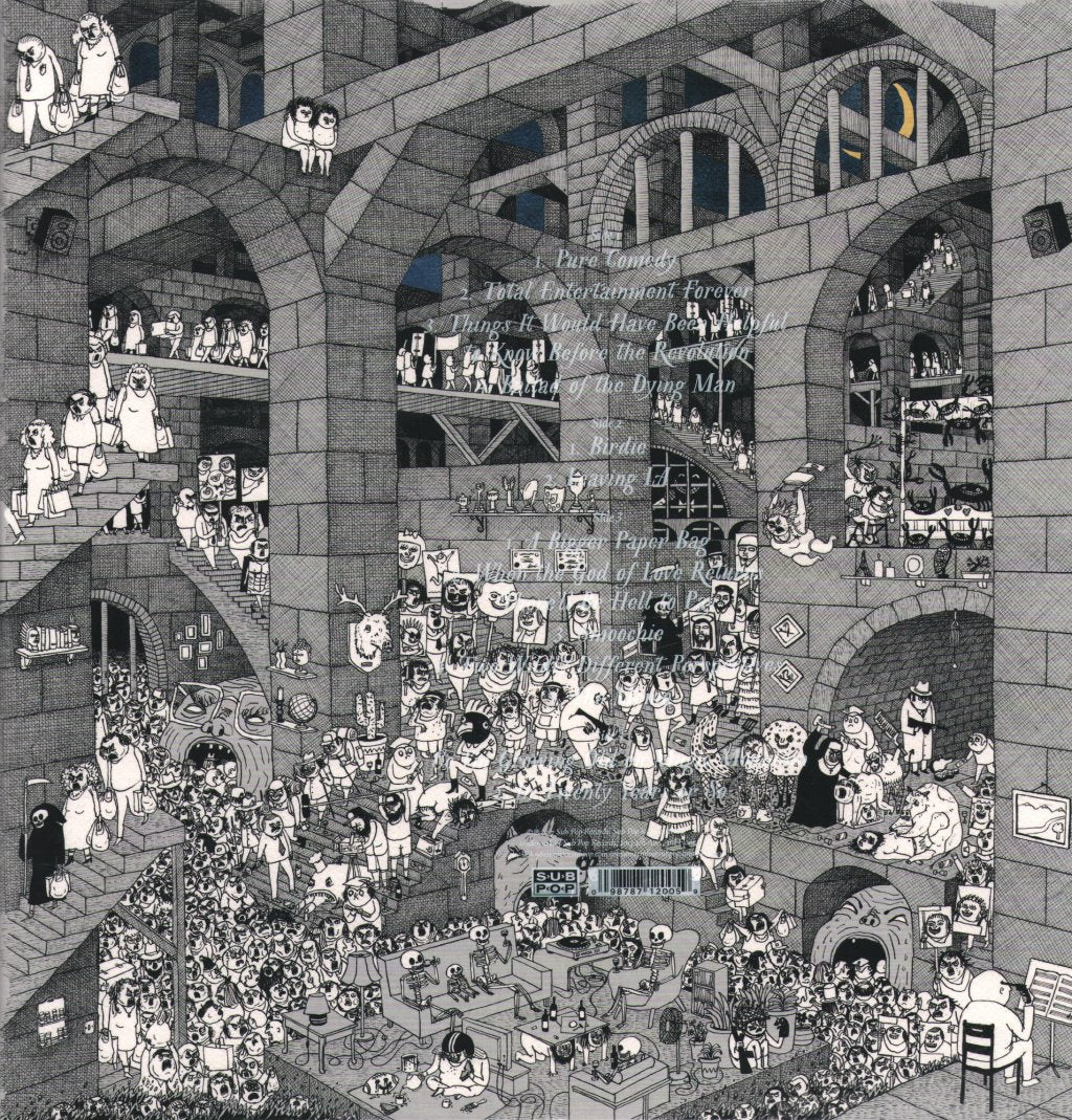 Father John Misty - Pure Comedy (10th Anniversary) - Blue & White Corona Color Vinyl