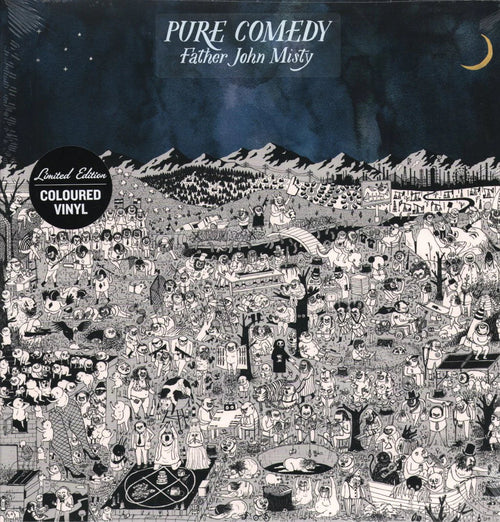 Father John Misty - Pure Comedy (10th Anniversary) - Blue & White Corona Color Vinyl
