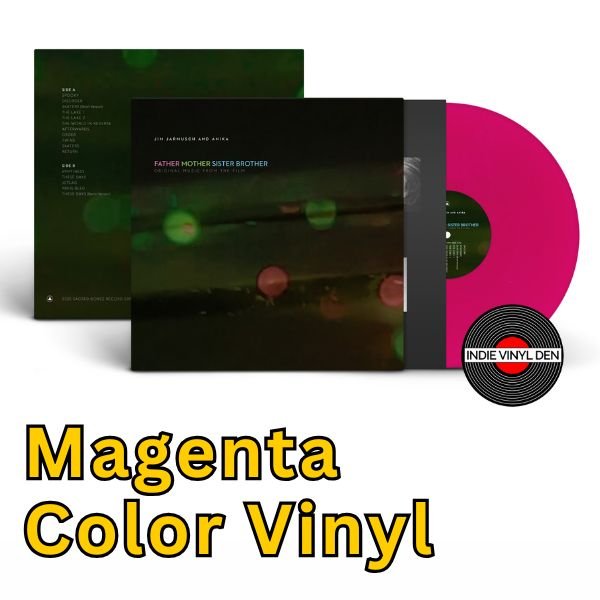 Father Mother Sister Brother (Soundtrack) Jim Jarmusch & Anika Magenta Color Vinyl Record
