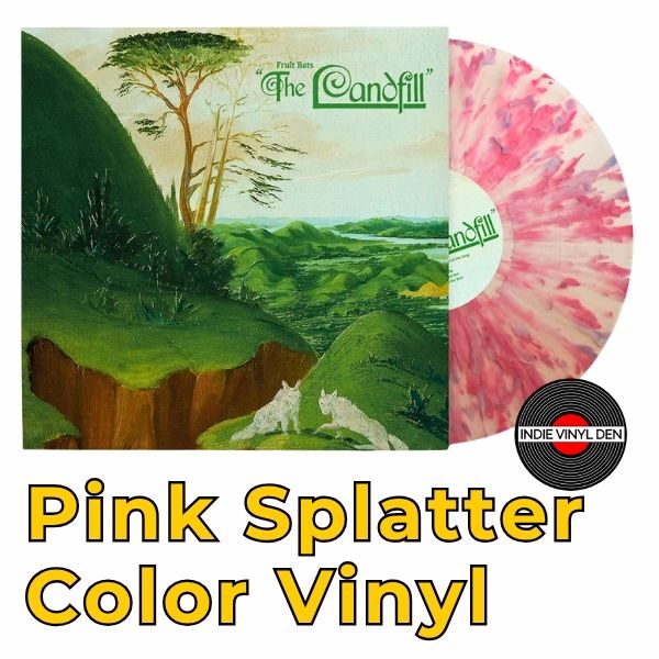 Fruit Bats - The Landfill - Pink Splatter in Clear Color Vinyl Record [Pre-Order]