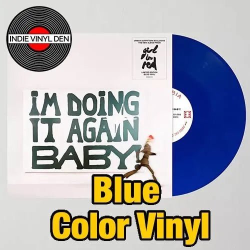 girl in red - I'm Doing It Again Baby! - Blue Color Vinyl Record rockit-t-shirts.myshopify.com #Indie_Vinyl_Den#