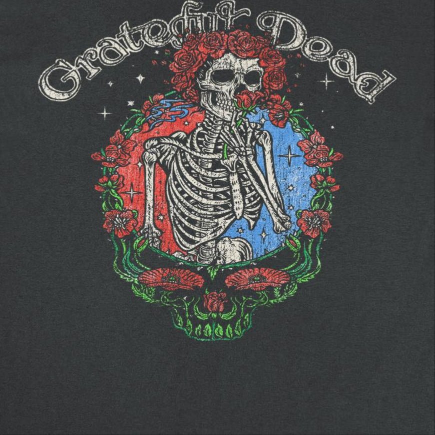 Grateful Dead Floral Stealie T-Shirt - Indie Vinyl Den