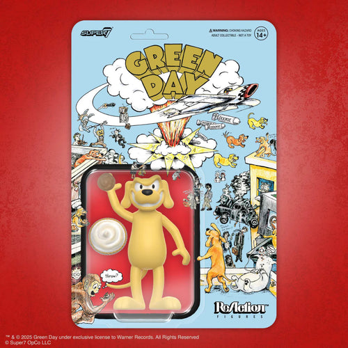 GREEN DAY ReAction Figures Dookie Dog Action Figure - Super7 - Indie Vinyl Den