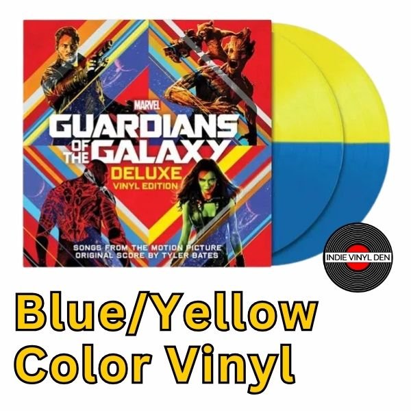 Guardians of the Galaxy - Original Soundtrack: Deluxe - Blue & Yellow Color Vinyl 2LP