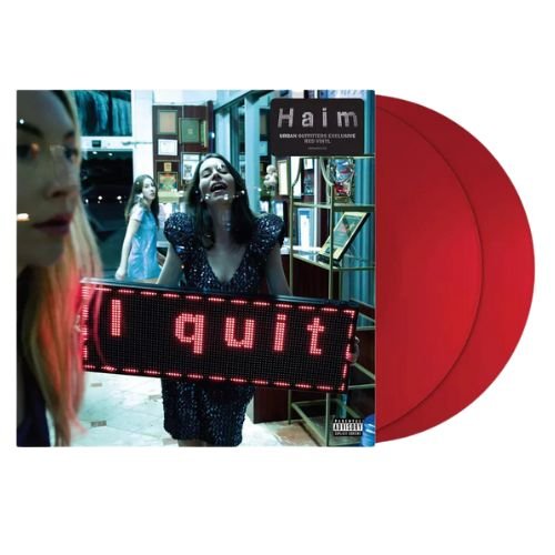 HAIM - I QUIT - Red Color Vinyl Record