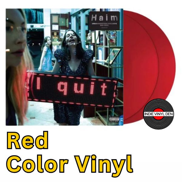 HAIM - I QUIT - Red Color Vinyl Record