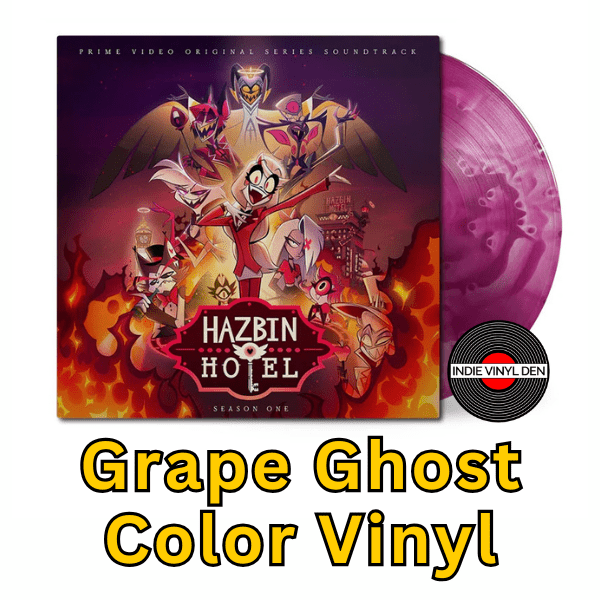 Hazbin Hotel (Original Soundtrack) - Grape Ghost Color Vinyl Record ...