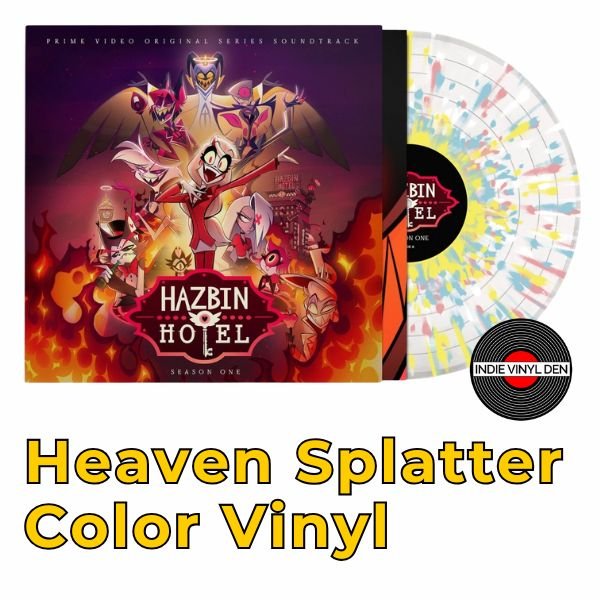 Hazbin Hotel (Original Soundtrack) - Heaven Splatter Color Vinyl Record