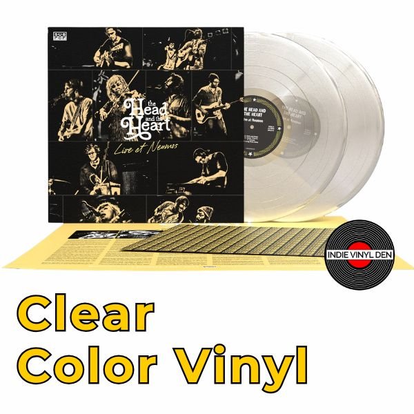 Head and the Heart - Live at Neumos - Clear Vinyl Record 2LP [Pre-Order]
