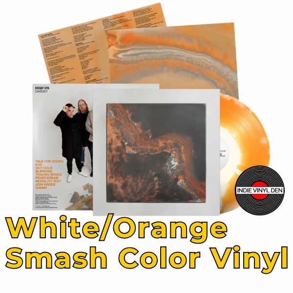 High Vis - Blending - White & Orange Smash Color Vinyl Record
