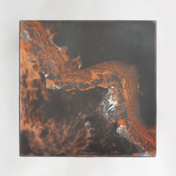 High Vis - Blending - White & Orange Smash Color Vinyl Record