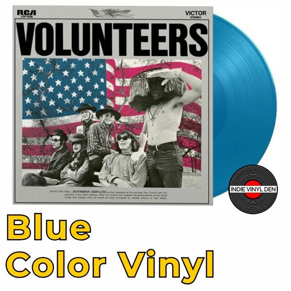 Jefferson Airplane - Volunteers - Blue Color Vinyl Record 180g Import