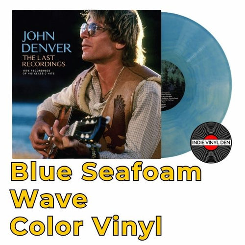 John Denver - The Last Recordings - Blue Seafoam Wave Color Vinyl