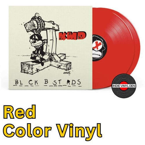 KMD - Black Bastards - Red Color Vinyl Record 2LP