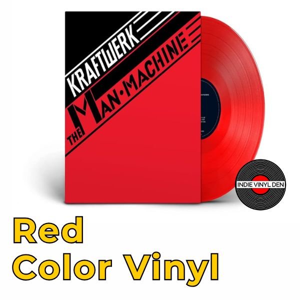 Kraftwerk - The Man Machine - Red Color Vinyl Record