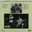 Led Zeppelin - Mudslide: Live In Vancouver 3/21/70 - Vinyl Record