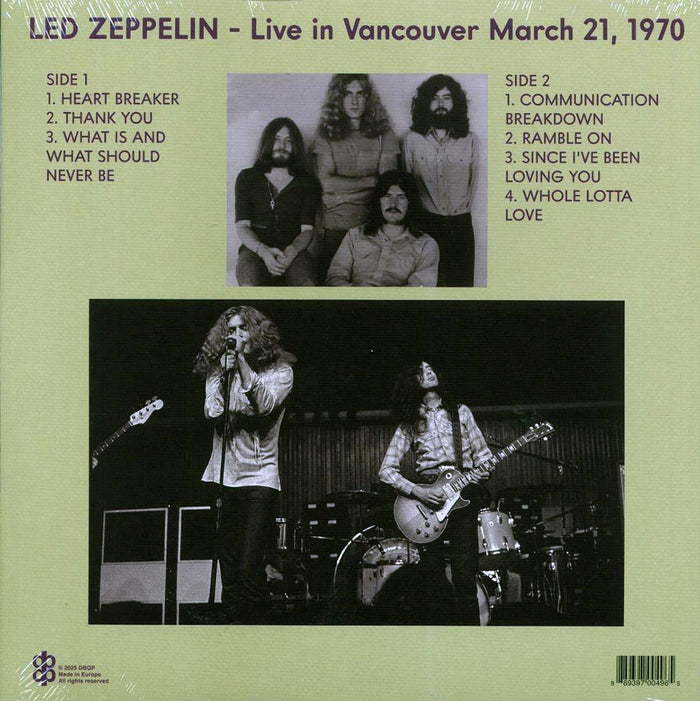 Led Zeppelin - Mudslide: Live In Vancouver 3/21/70 - Vinyl Record