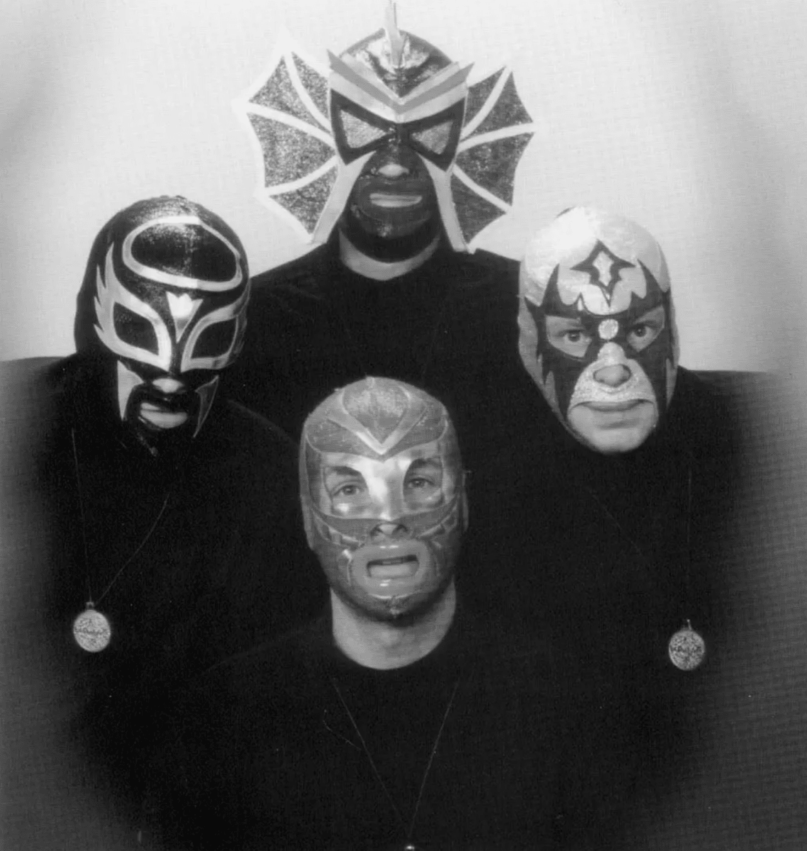 Los Straitjackets - Supersonic Guitars in 3-D - RED & BLUE SWIRL Color Vinyl Record