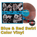 Los Straitjackets - Supersonic Guitars in 3-D - RED & BLUE SWIRL Color Vinyl Record