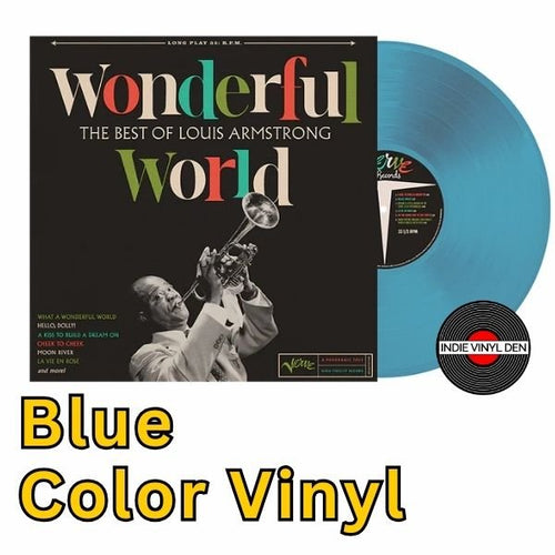 Louis Armstrong – Wonderful World (The Best Of) Blue Color Vinyl
