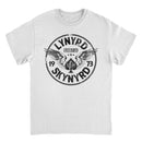 Lynyrd Skynyrd Firebird 1973 Ace Circle Back White T-Shirt - Indie Vinyl Den