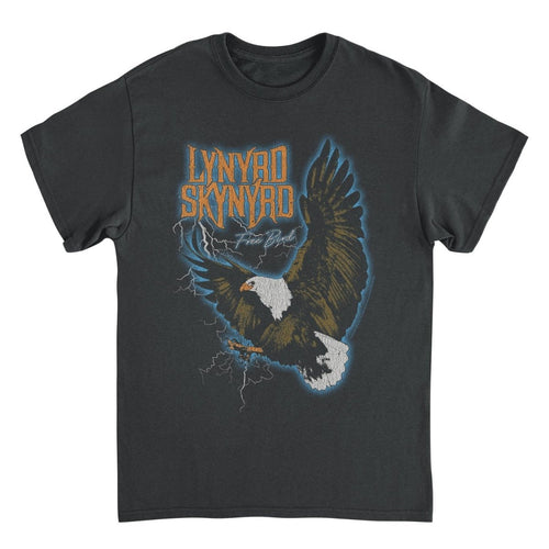 Lynyrd Skynyrd Free Bird Lightning Black T-Shirt - Indie Vinyl Den