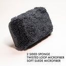 New Two Sided Microfiber Fabric Covered Cleaning Pad (2 Pack)