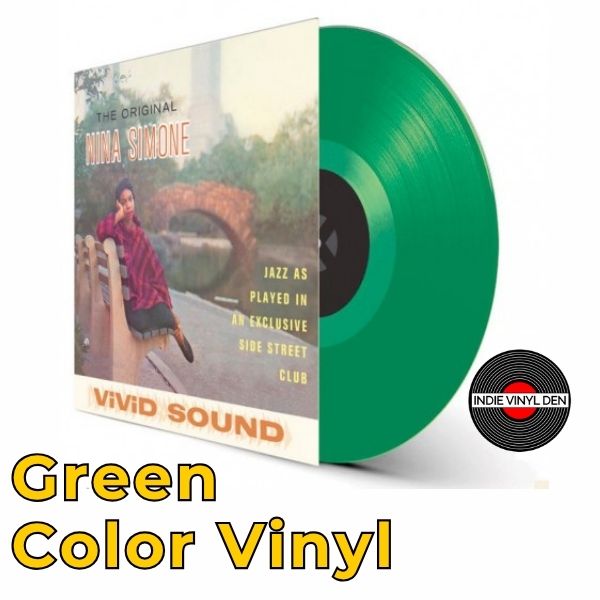 Nina Simone - Little Girl Blue - Green Color Vinyl Record