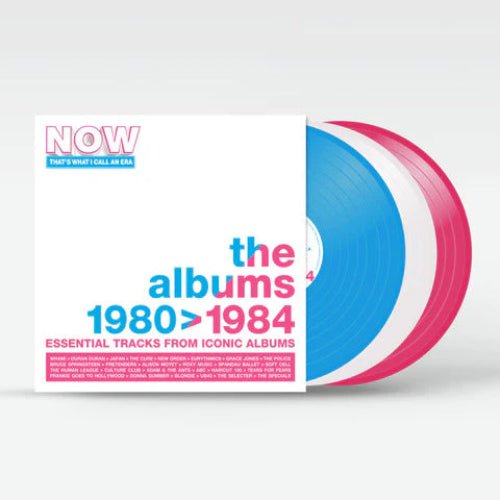 NOW That's What I Call an Era: The Albums 1980 - 1984 - White, Blue, Pink 3LP Vinyl