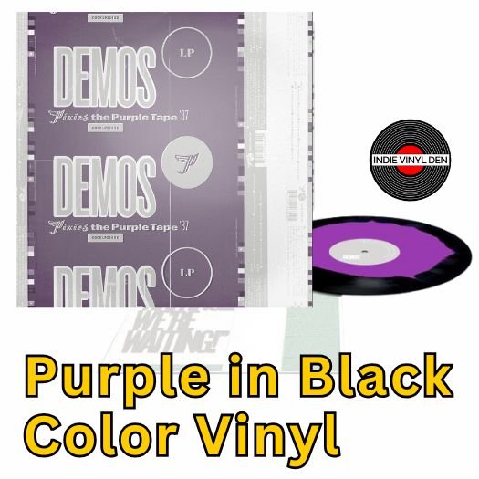 Pixies - Demos - Purple in Black Color Vinyl Record