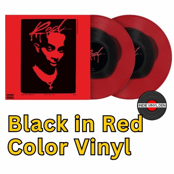 Playboi Carti - "Whole Lotta Red" - RARE Black in Red Color Vinyl Record