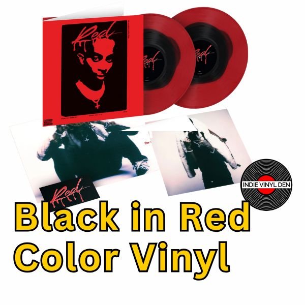 Playboi Carti - "Whole Lotta Red" - RARE Black in Red Color Vinyl Record