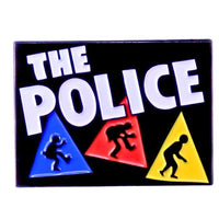 Police Rectangle - Enamel Pin - Indie Vinyl Den