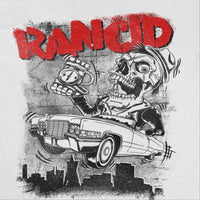 Rancid Cadillac White T-Shirt - Indie Vinyl Den