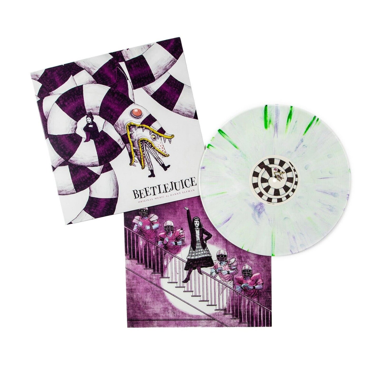 Danny Elfman – Beetlejuice Soundtrack – Farb-Vinyl-Schallplatte „Beetlejuice Swirl“.