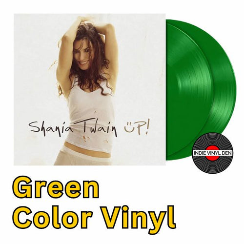 Shania Twain Up! (Country Version) 2xLP Green Color Vinyl Record - Indie Vinyl Den