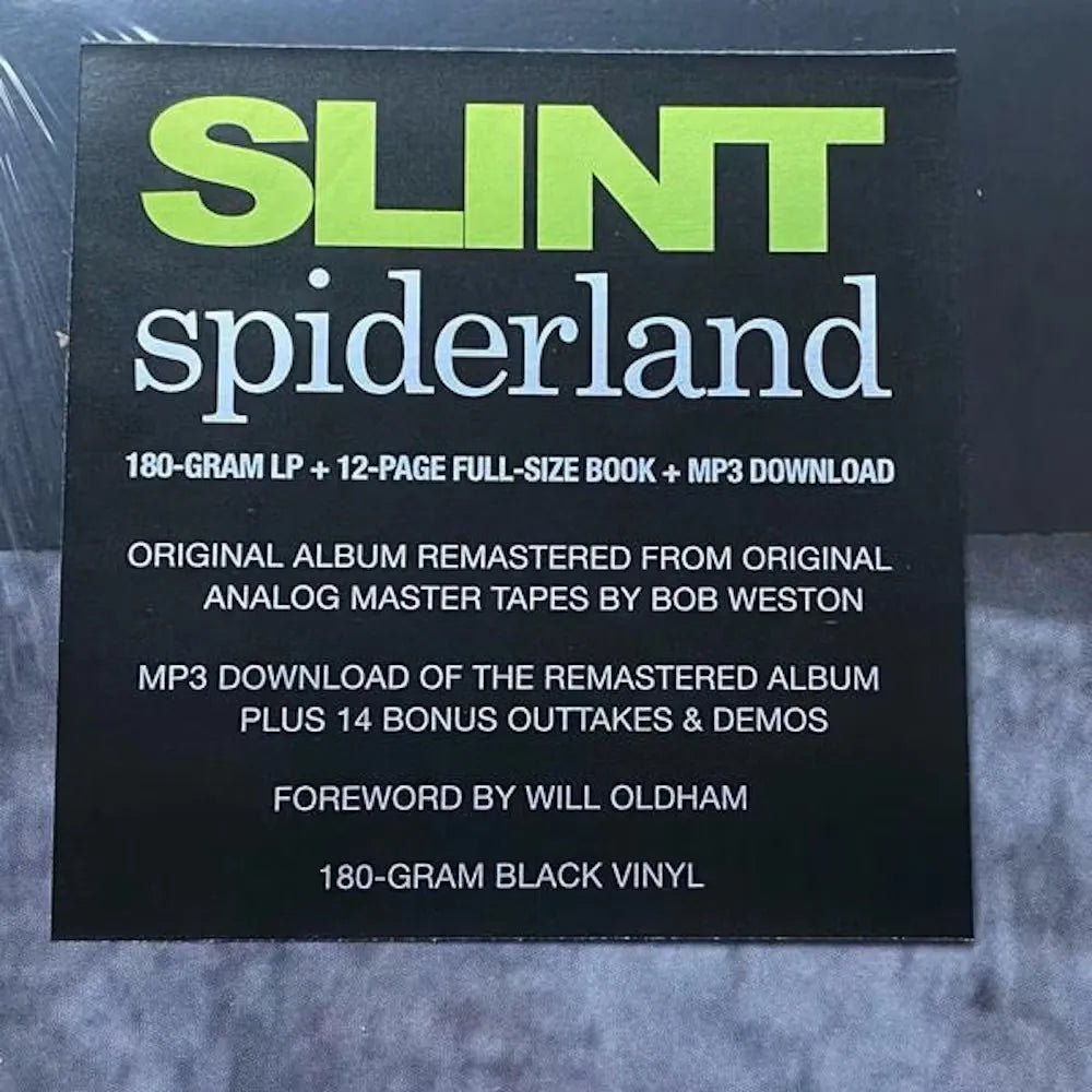 Slint - Spiderland - Vinyl Record 180g rockit-t-shirts.myshopify.com #Indie_Vinyl_Den#