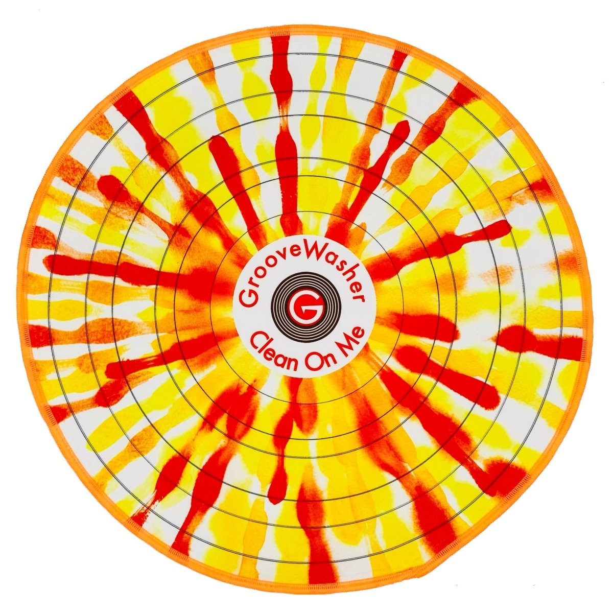 'Splash' Record Cleaning Mat - 16" Diameter - Two Ply