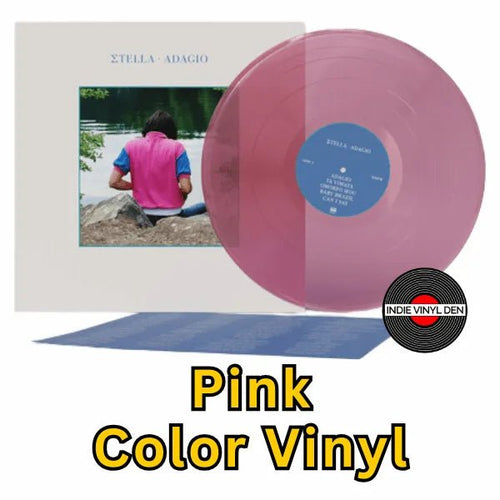 Σtella (Stella) - Adagio - Pink Color Vinyl Record rockit-t-shirts.myshopify.com #Indie_Vinyl_Den#