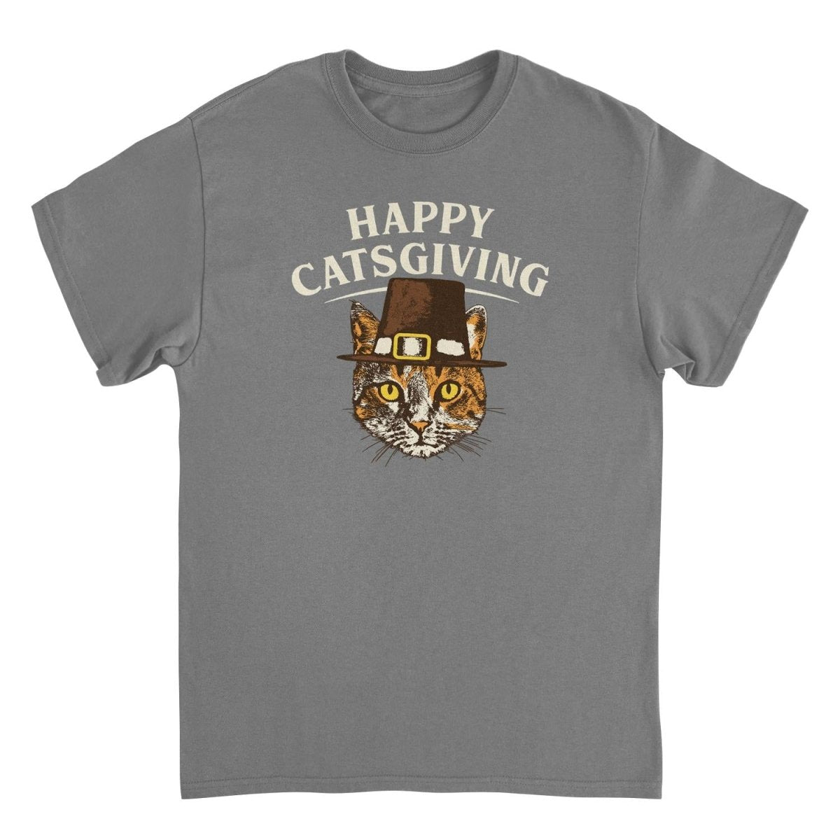 Thanksgiving T-Shirt - Happy Catsgiving