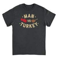 Thanksgiving T-Shirt - Man vs Turkey - Indie Vinyl Den