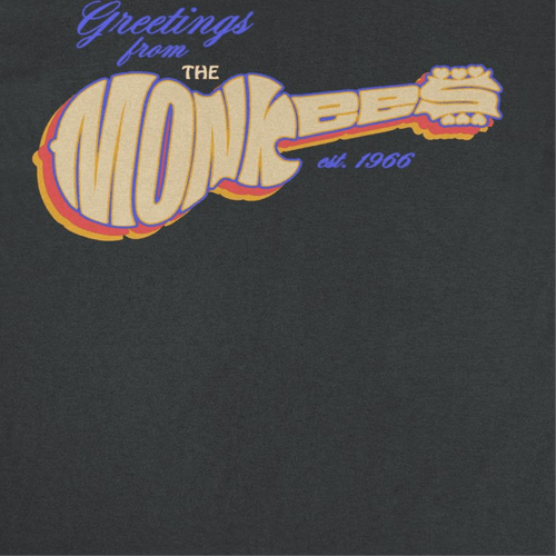 The Monkees Monkees Guitar Logo T-Shirt - Indie Vinyl Den