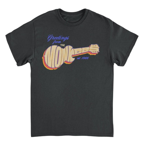 The Monkees Monkees Guitar Logo T-Shirt - Indie Vinyl Den