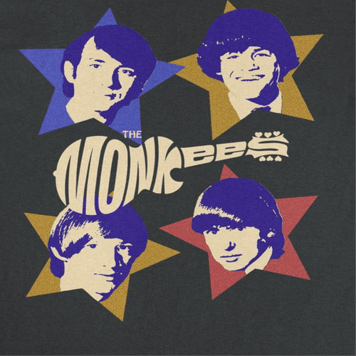 The Monkees Stars Band T-Shirt - Indie Vinyl Den